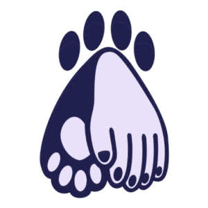the pawsitive lovero logo icon paw